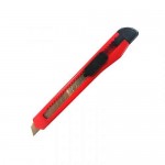 Нож канцелярский  9мм , пластиковый корпус, красный (Dolce Costo)