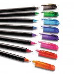 Ручка гелевая "EnerGel", 12-ти гранный, черный, 0,7мм, фиолетовый (Pentel)
