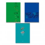 Тетрадь А4,  96л, клетка, скоба, мелованная картон "Зелёный отпуск" (Svetoch)