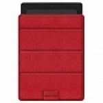 Чехол-подставка для iPad "Tech", натуральная кожа, цвет красный (Hand Made)