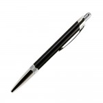 Ручка шариковая "Bali", алюминий, корпус-черный/серебро, хром (Portobello)