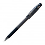 Ручка шариковая "Superb G", прозрачный, маслянная, резиновый упор, 0,7мм, черный (Pentel)