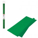 Бумага гофрированная, в рулоне, 50х250, 32 г/м2, плотная,  темно-зеленая (Brauberg)
