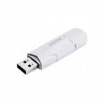 Флешка  8Gb USB 2.0 "Clue", белый (SmartBuy)