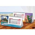 Календарь-домик 2024г, "Год Дракона+Тропический пляж", 190х90 мм (Lamark)