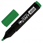 Маркер-текстовыделитель "Stick" клиновидный наконечник, зеленый, 1-4мм (Staff)