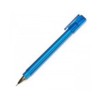 Ручка шариковая "Тетра", прозрачный корпус, бирюзовый