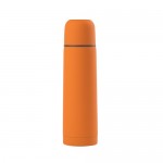 Термос "Крит", 500мл, покрытие soft touch, нержавеющая сталь, оранжевый