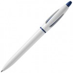 Ручка шариковая "S!" (Си), белый/темно-синий (Stilolinea)
