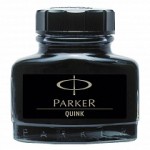 Чернила для перьевой ручки "Quink", черный, 57мл (Parker)