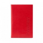 Обложка для паспорта "Red", натуральная кожа, красный, 95x138мм (D.Morelli)