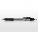 Ручка шариковая автоматическая "Cliq", резиновый упор, 0,5мм, черный (Avantre)
