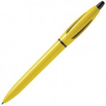 Ручка шариковая "S!" (Си), желтый/черный (Stilolinea)