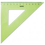 Треугольник 45 градусов, 14см, пластик, тонированный, ассорти (Рантис)