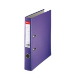 Папка-регистратор А4 50мм, "Economy", карман, пвх/бумага, металлический кант, фиолетовый (Esselte)
