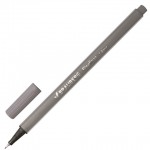 Ручка капиллярная одноразовая "Aero", серый, 0,4мм, серый (Brauberg)