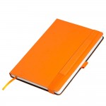 Ежедневник недатированный 145х210мм, оранжевый/коричневый, "Alpha", 256стр (Portobello Trend)