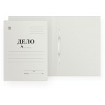 Папка-скоросшиватель A4 "Дело", немелованный картон, 440г/м2, белый, 25мм (Dolce Costo)