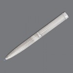 Ручка шариковая "Lady", корпус-серебро 925, гравировка "Волна" (Markus Wilk)