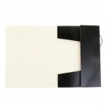Папка на резинках А4, мелованный картон, ассорти (Kris)