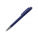 Ручка шариковая автоматическая "Zeno M", синий, пластик/металл, синий (Klio-Eterna)