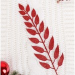 Украшение новогоднее "Мелкий лист блеск", ассотри, 29 см