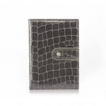Бумажник водителя "Лаура", натуральная кожа, кристаллы Swarovski, 98х138мм (D.Morelli)