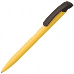 Ручка шариковая "Clear Solid", желтый, черный клип (Ritter-Pen)