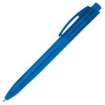 Ручка шариковая одноразовая "Eastwood", прозрачный корпус, синий (Open)