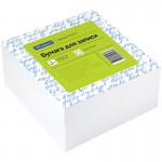Блок бумаги для записей 90х90х45мм, белый, непроклеенный, белизна 92% (OfficeSpace)