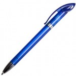 Ручка шариковая "Virtuos", прозрачный корпус, синий