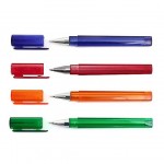 Ручка шариковая "Лого-1", прозрачный корпус, синий