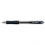 Ручка шариковая автоматическая "Laknock", резиновый упор, 0,5, черный (UNI Mitsubishi pencil)