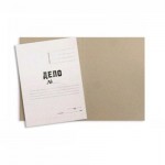 Папка-обложка A4 "Дело", немелованный картон, 260г/м2, белый (Союзбланкиздат)
