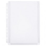 Файл А4 с перфорацией, 180мкм, прозрачный, 10шт/уп, глянцевая (Стамм) цена за 1шт