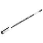 Ручка гелевая "Apex", прозрачный, 0,5мм, черный (Berlingo)
