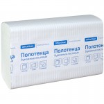 Полотенца бумажные Z-сложение, 2-слойные, 21,5х24, 200л/пачка (OfficeClean)