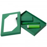 Набор "Energy": Ручка + Внешний аккумулятор "Bar" 2200mAh, ver.2, зеленый