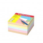 Блок бумаги для записей 90х90х50мм, цветной, непроклееный (Erich Krause)