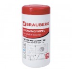 Салфетки  для маркерных досок, 100шт/уп (Brauberg)