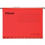 Папка подвесная 365х242мм "Pendaflex Foolscap", картон, красный (Esselte)