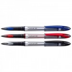 Ручка-роллер одноразовая "Air 188L", серебро/синий, 0,7мм, синий (UNI Mitsubishi pencil)