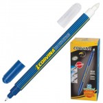 Ручка стираемая капиллярная одноразовая "No Problem", двухсторонняя, 0,7мм, синий (Carioca)
