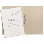 Папка-скоросшиватель A4 "Дело", мелованный картон, 280г/м2, белая (Союзбланкиздат)