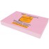 Бумага для заметок с клейким краем 50х75мм, 100л/шт, розовый (Workmate)