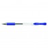 Ручка гелевая "Enite Gel", прозрачный, резиновый упор, 0,5мм, синий (Avantre)
