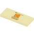 Бумага для заметок с клейким краем 38х51мм, 100л/шт, пастель, желтый (Workmate)