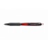 Ручка шариковая автоматическая "Jetstream 101", резинов. упор, 0,7мм, красный(UNI Mitsubishi pencil)