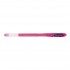 Ручка гелевая "Signo 120", прозрачный, 0,7мм, розовый (UNI Mitsubishi pencil)
