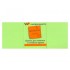 Бумага для заметок с клейким краем 38х51мм, 100л/шт, неон зеленый (Workmate)